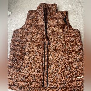 Lands End leopard vest